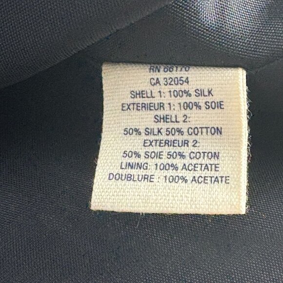 Maeve Anthropologie Horizon Line Scalloped Tiered Dress Size 2 Black Orange Silk - Picture 8 of 15